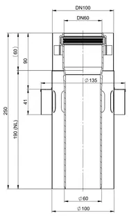 comfort(ATEC) WP Zuluftrohr DN60/100, weiß beschichtet – Bild 2
