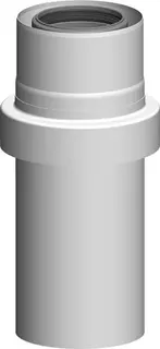 comfort(ATEC)WP Zuluftrohr DN80/125, weiß beschichtet