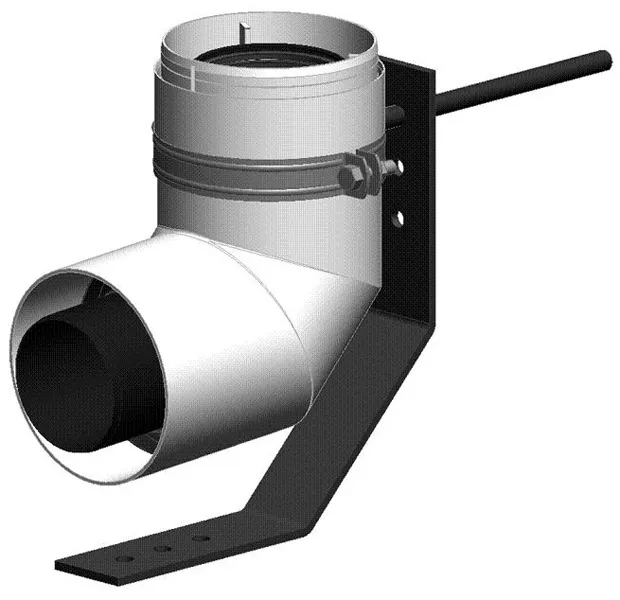comfort ATEC Schachteinführung konzentr. DN80/125 (Außenschale PP)