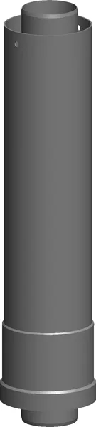 comfort-Verläng. Dachhochf. DN110/160 schwarz 955mm Nr. 623458