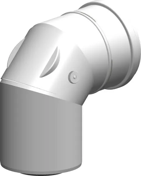 comfort (ATEC) 87 Grad Kontroll-Bogen Bogen DN80/125