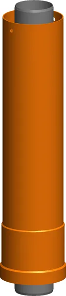 comfort-Verläng. Dachhochf. DN110/160 rot 955mm Nr. 623457