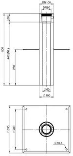 comfort(ATEC) IP Aufsatzplatte DN60/100 – Bild 2