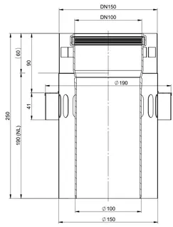 comfort(ATEC) WP Zuluftrohr DN100/150, weiß beschichtet – Bild 2