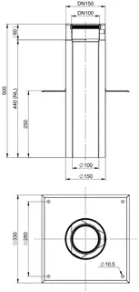 comfort (ATEC) IP Aufsatzplatte DN100/150 – Bild 2