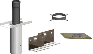 ATEC PC Basis-Set, für Betondecken DN80/125, L90