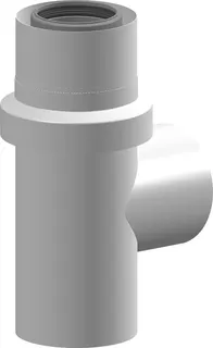 comfort(ATEC)WP Abgas-T-Stück Mehrfachb D80/125 - DN100/150, weiß beschichtet