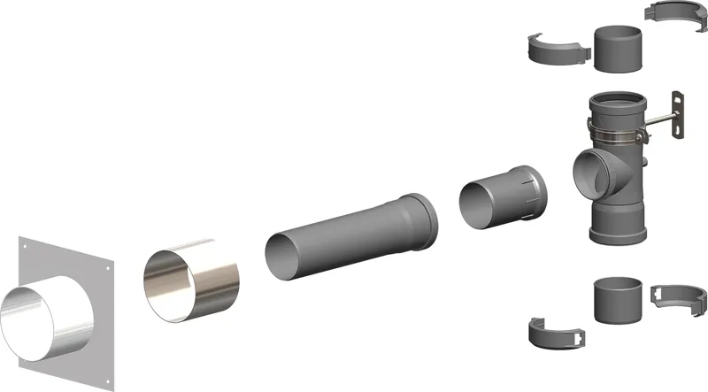 comfort(ATEC) Anschluss-Set, Mehrfach- belegung DN60/100, DN 125