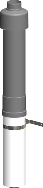 comfort (ATEC)Dachhochführung 1450 mm DN110/160, schwarz