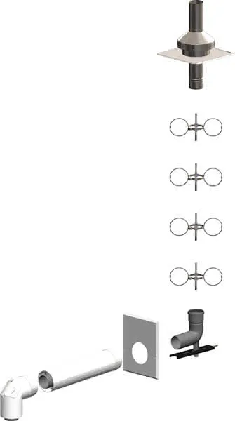 comfort (ATEC) Basis-Set Schacht DN80/125