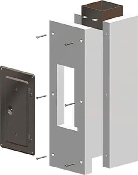 ATEC PC Kontrollrohr-Set DN80, L90