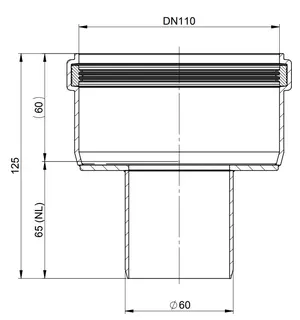 comfort-Erweiterung D60-DN110 zentrisch Nr. 3103 – Bild 2