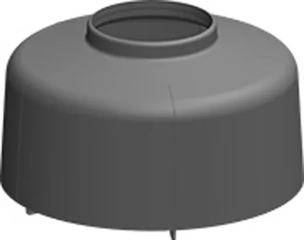 comfort-Mündungshaube schwarz DN60 Nr. 160364