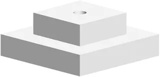 comfort-PolyCase PT 250x250 Bodenplatte Nr. 250001
