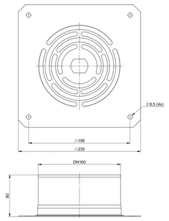 comfort-Verankerungsplatte DN110/160 Nr. 703733 – Bild 2