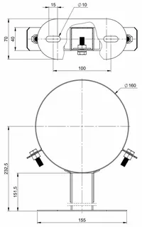 comfort-Wandabstandhalter 50-150 mm DN110/160 Nr. 703744 – Bild 2