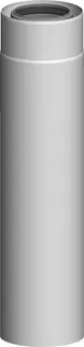 comfort-Kompensatorelement 940mm DN110/160 Edelst. weiß Nr. 713721 – Bild 1