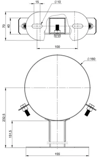 comfort-Wandabstandhalter 50-150mm DN110/160 Nr. 713744 – Bild 2