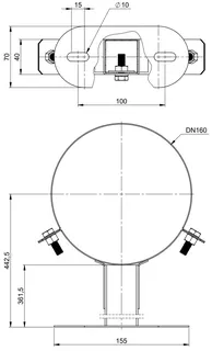 comfort-Wandabstandhalter 50-360mm DN110/160 Nr. 713745 – Bild 2