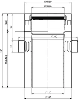 comfort-Zuluftrohr DN110/160 Edelstahl weiß Nr. 713756 – Bild 2