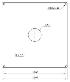 comfort-Zuluftverschluss für Abdeckplatte DN60 Nr. 990049 – Bild 2