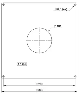 comfort-Zuluftverschluss für Abdeckplatte DN100 Nr. 990051 – Bild 2