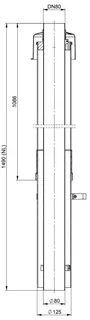 comfort(ATEC)Dachhochführung konzentr. ziegelrot DN 80/125, Nr. 1459 – Bild 2