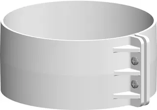 comfort(ATEC) Übergang DN 80/125 Schelle/Verbinder – Bild 1