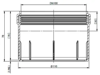 comfort(ATEC) Übergang DN 100-D 110 – Bild 2