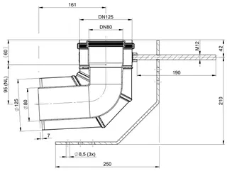 comfort (ATEC) Schachteinführung konzentrisch DN 80/125 – Bild 2