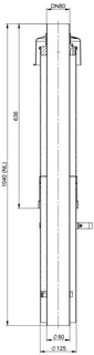 comfort Dachhochführung DN80/125 650mm rot, Nr. 76001457 (ATEC) – Bild 2