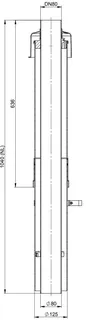 COMFORT Dachhochführung DN80/125 650mm schwarz, Nr. 76001458 (ATEC) – Bild 2