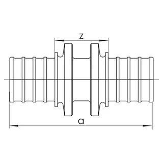 REHAU Kupplung 17x2,0-17x2,0/16x1,5-16x1,5/ML16-ML16 – Bild 3