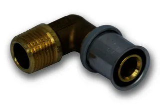 Roth Übergangswinkel mit Außengewinde 25mm x 3/4"AG