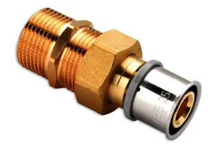 Roth Geräteverschraubung mit AG 25mm x 1"AG