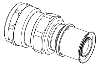 Roth Geräteverschraubung mit IG 32mm x 1"IG – Bild 5