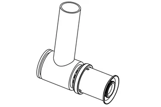 Roth Heizkörper-Anschlusswinkel 17mm Cu-Rohr Länge:300mm – Bild 4