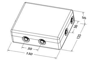 Roth Kreuzungsfitting 20x17x17mm – Bild 3