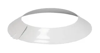 Aluminiumrosette verstellbar 90-110mm weiß-pulverbeschichtet