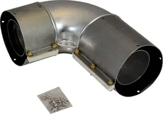 Wolf Bogen 90' f.Luft-/Abgasrohr D 96/63 Nr. 2600050