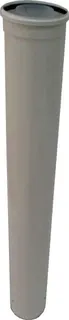 Wolf Luft-/Abgasrohr DN 125/80 weiß steckbar, Nr. 2600528