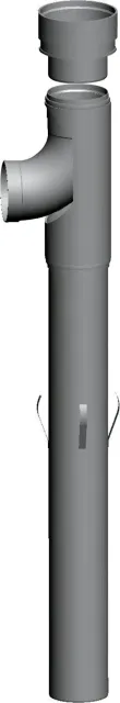 Wolf Erweiterung DN 110 auf DN 160 aus Polypropylen als Bausatz, 2651584