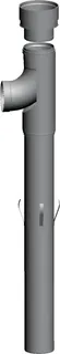 Wolf Erweiterung DN 110 auf DN 160 aus Polypropylen als Bausatz, 2651584