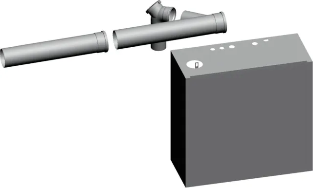 Wolf Erweiterungsbausatz DN160/200-Reihe raumluftabhängig f.MGK 130-170, 2651301