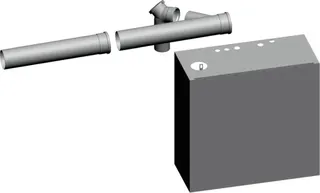 Wolf Erweiterungsbausatz DN160/200-Reihe raumluftabhängig f.MGK 130-170, 2651301
