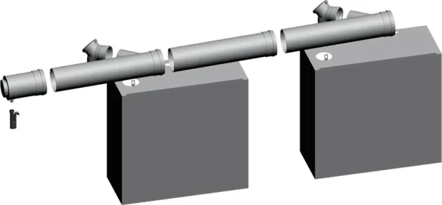 Wolf Grundbausatz DN160/250 - Reihe raumluftabhängig f.MGK 170-250, 2651302
