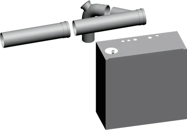 Wolf Erweiterungsbausatz DN200/250-Reihe raumluftabhängig f.MGK 300, 2651305