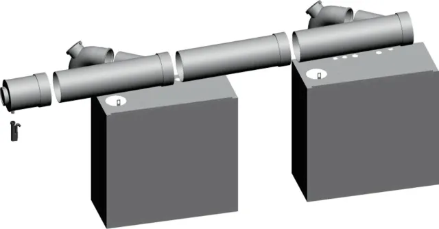 Wolf Grundbausatz DN200/315 - Reihe raumluftabhängig f.MGK 300, 2651306