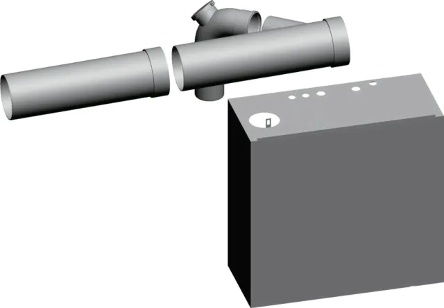 Wolf Erweiterungsbausatz DN200/315-Reihe raumluftabhängig f.MGK 300, 2651307