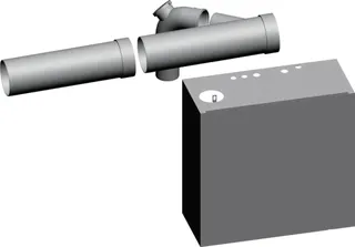Wolf Erweiterungsbausatz DN200/315-Reihe raumluftabhängig f.MGK 300, 2651307